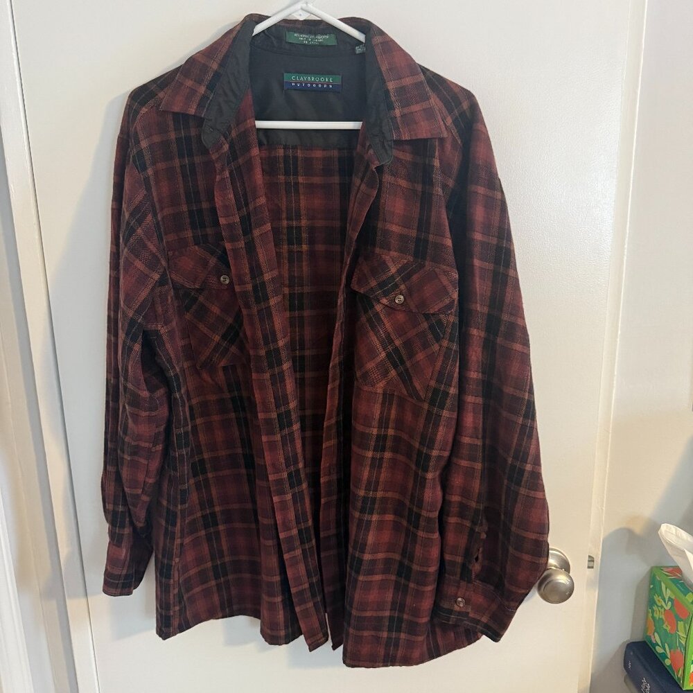 Claybrooke Outdoors Plaid Shirt - EUC